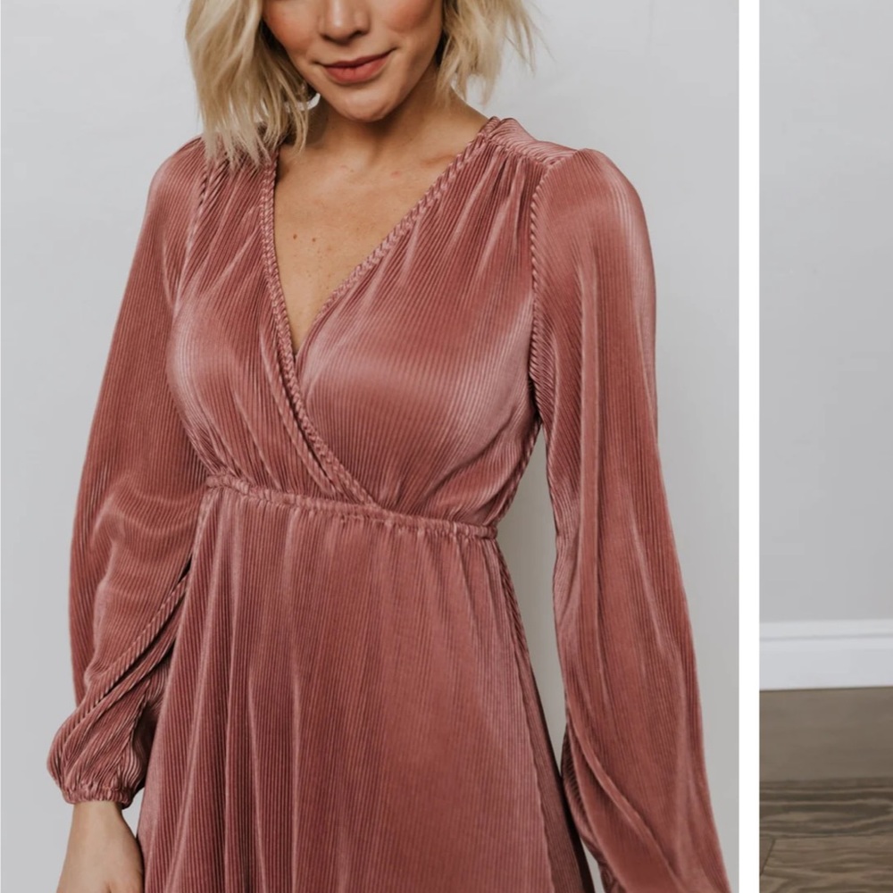 Venus Pleated Maxi Dress
